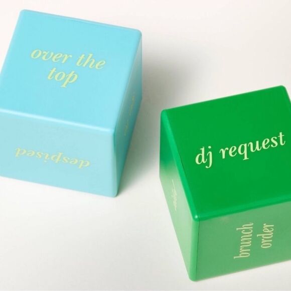 kate spade x Target Coversation Dice 2+ Player Game Incl 2 Dice & Glass Timer - Picture 13 of 15